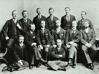 Rosendale Road School: gruppo di insegnanti, 1897