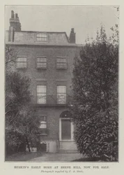 La prima casa di Ruskin a Herne Hill, ora in vendita