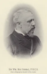 Sir William MacCormac, FRCS (foto b/n)