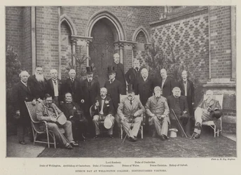 Giornata dei discorsi al Wellington College, visitatori illustri