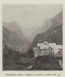 Hotel Stalheim, Norvegia, bruciato il 20 febbraio