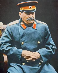Stalin alla Conferenza di Yalta, febbraio 1945 (foto)