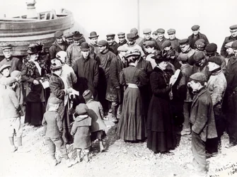 Suffragette a Hastings, 1908