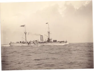 Il "Chih Yuan" in mare, c.1886