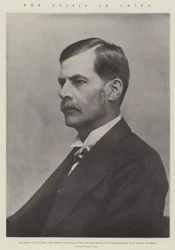 La crisi in Cina, Sir Ernest Satow, KCMG, ministro di Sua Maestà a Tokio, che potrebbe sostituire Sir Claude MacDonald, KCB, KCMG, a Pechino