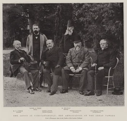 La crisi a Costantinopoli, gli ambasciatori delle grandi potenze