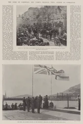 Il tour coloniale del Duca di Cornovaglia e York, scene a Gibilterra