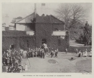 Il funerale del Duca di Beaufort alla Chiesa di Badminton