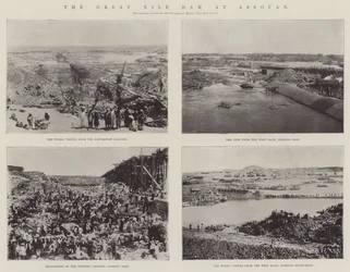 La grande diga del Nilo ad Assuan