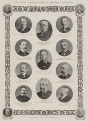 Gli onori per il compleanno del re, destinatari prominenti