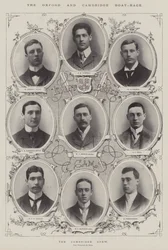 La gara di canottaggio Oxford e Cambridge