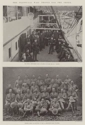 La guerra del Transvaal, truppe per il fronte