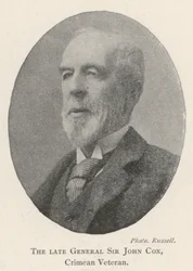 Il defunto generale Sir John Cox, veterano della Crimea