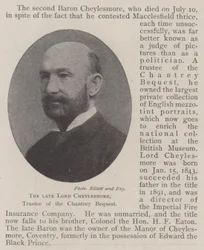 Il defunto Lord Cheylesmore, fiduciario del Chantrey Bequest