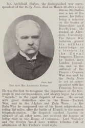Il defunto Mr Archibald Forbes