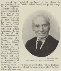 Il defunto signor Benjamin Lucraft