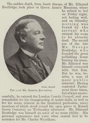 Il defunto Mr Edmund Routledge