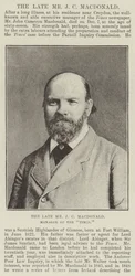 Il defunto signor J C Macdonald, direttore del Times