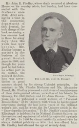 Il defunto signor John R Findlay