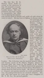 Il defunto Reverendo H R Haweis, di St James, Marylebone