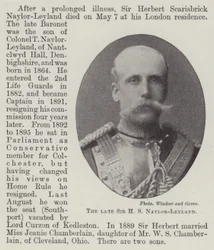 Il defunto Sir H S Naylor-Leyland