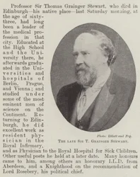 Il defunto Sir T Grainger Stewart