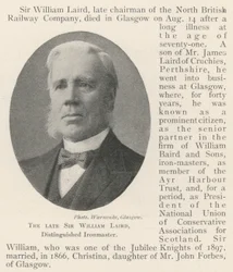 Il defunto Sir William Laird, distinto maestro del ferro