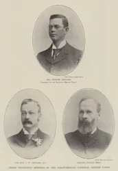 Tre membri prominenti del Johannesburg National Reform Union