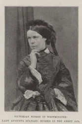 Donne vittoriane a Westminster, Lady Augusta Stanley, sepolta nell