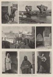 Vedute di Tangeri, Marocco