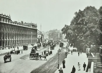 Whitehall: vista nord, 1890