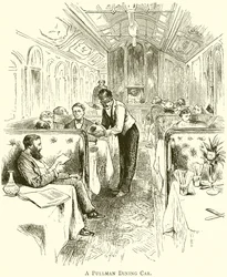 Un vagone ristorante Pullman