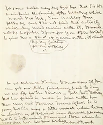 Lettera autografa firmata a Lady Hamilton, 1801