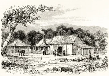 Una stazione di squatters, c.1880, da 