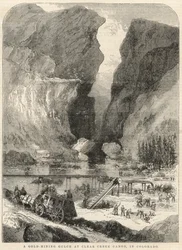 Una gola di miniera d