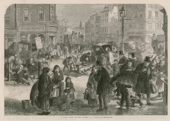 Un forte gelo nelle strade di Londra