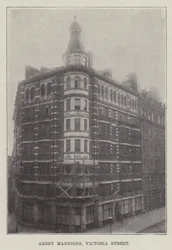 Abbey Mansions, Victoria Street (incisione)