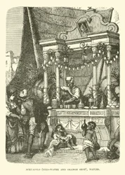 Acquajolo, negozio di acqua ghiacciata e arance, Napoli