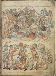 Add 47682 f.40 Pari e comuni che combattono nella battaglia di Bannockburn, dal 