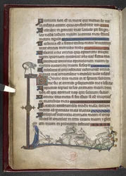 Salmo con estensione marginale che forma un bordo parziale, c.1284-1316