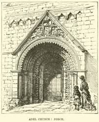 Chiesa di Adel, Portico