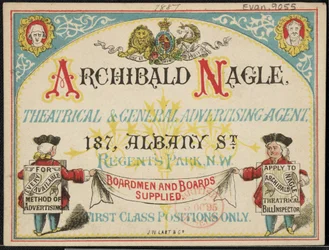 Pubblicità per Archibald Neagle, Agente pubblicitario