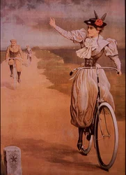 Pubblicità per biciclette Humber, c.1898