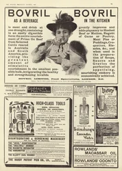 Pubblicità dal numero di Natale di The Graphic del 1896