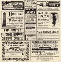 Pubblicità dal numero di Natale di The Graphic del 1897