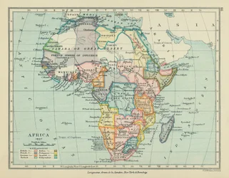 Africa (litografia a colori)