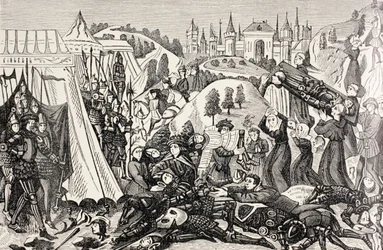Dopo la battaglia di Hastings, c.1880