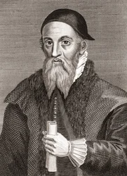 Alexander Erskine di Gogar, c.1521-1592. Laird scozzese e custode di Giacomo VI di Scozia al Castello di Stirling. Da Iconographia Scotica o Ritratti di Persone Illustri di Scozia, pubblicato nel 1797
