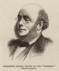 Alexander Russel, editore di The "Scotsman"