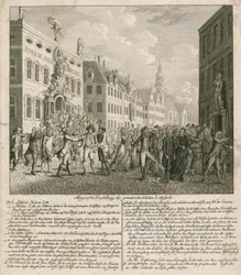 Rappresentazione allegorica della grande illusione della lotteria